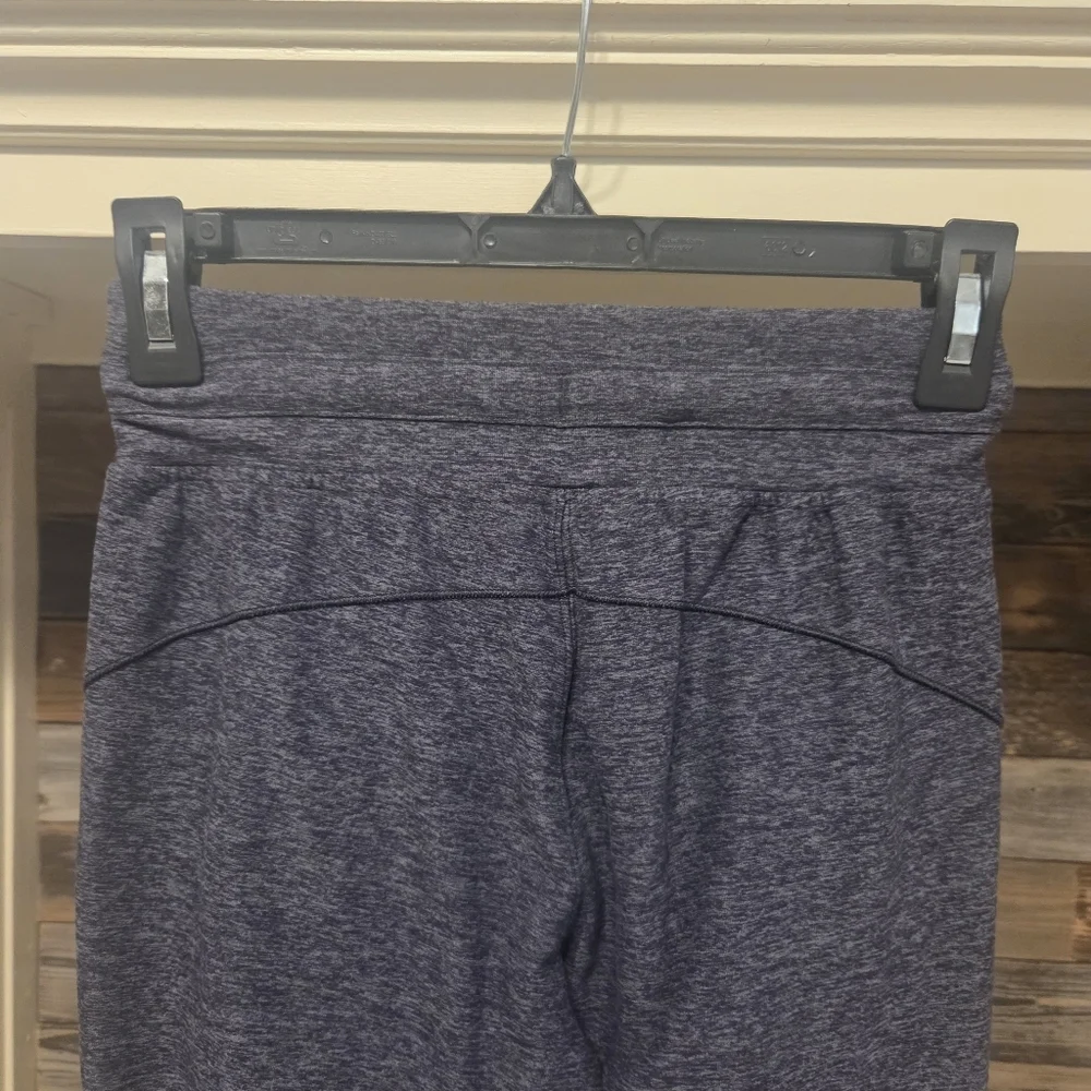 Lululemon Athletica "Ready To Rulu" Heathered Gatsby Blue/ Black Joggers - Picture 10 of 11